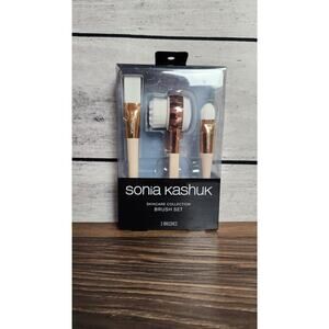 NWT Sonia Kashuk 3 Piece Skincare Brush Set